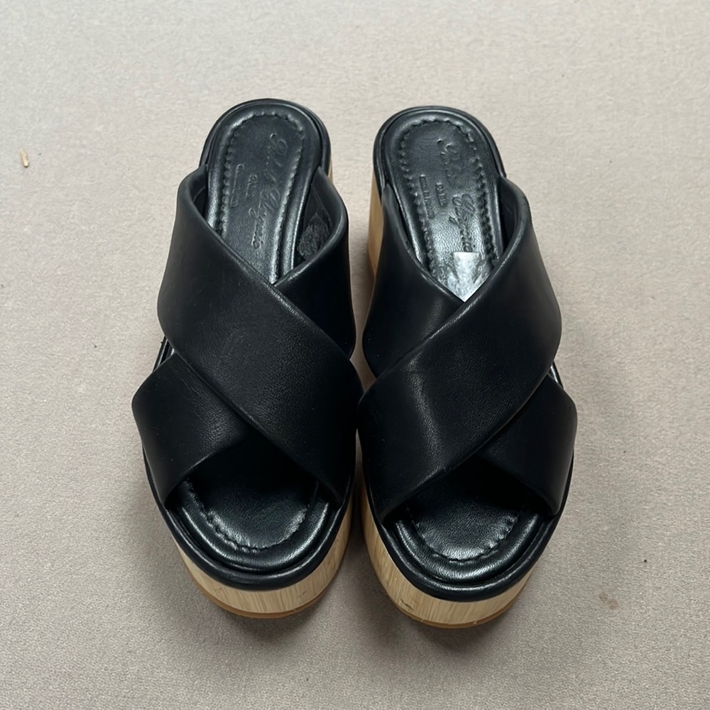 Robert Clergerie platform leather sandals